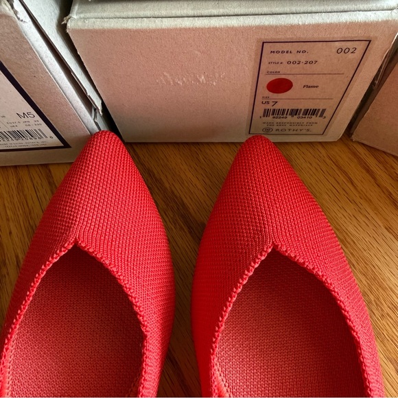 Rothy's The Point in Flame, with box - Picture 5 of 13